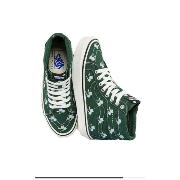 Sandy Liang x Vans special edition SK8-Hi 38 DX Sneakers Green - Picture 1 of 6